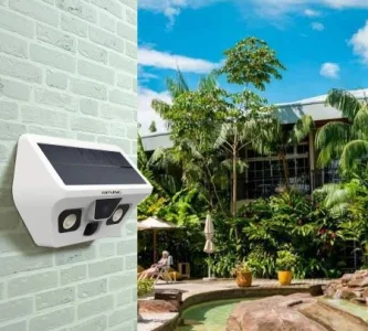 Sun Powered Security Camera